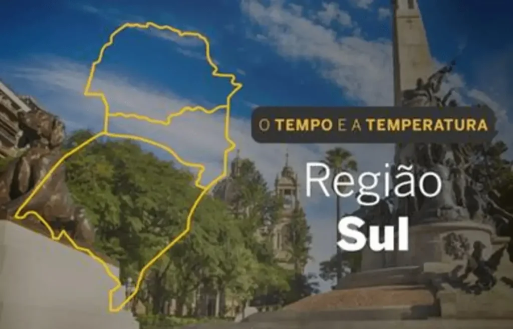 PREVISÃO DO TEMPO: Variação de tempo claro e chuva isolada marcam o Sul do nesta segunda-feira (16)