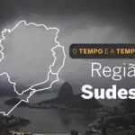 O TEMPO E A TEMPERATURA: confira a previsão para a Região Sudeste