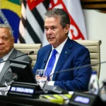 Ministro da Agricultura e Pecuária, André de Paula, debate crédito rural durante evento em São Paulo